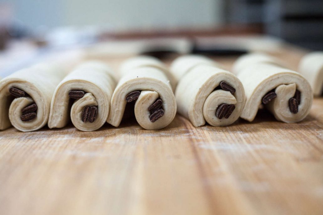 Croissant dough at OWL Bakery in Asheville