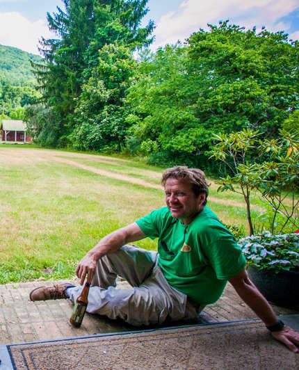 Phillip Davis of Sticky Indian Hops Farm