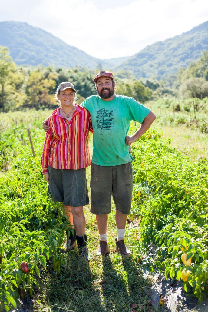 Annie Louise Perkinson and Isaiah Perkinson of Flying Cloud Farm