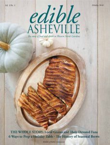 Edible Asheville Holiday 2017 cover